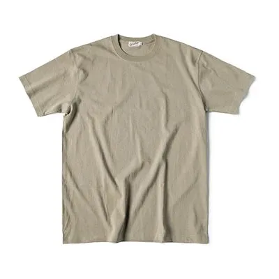 9oz Cotton Tubular T-shirts Mens Crew Neck Plain Tee Shirt