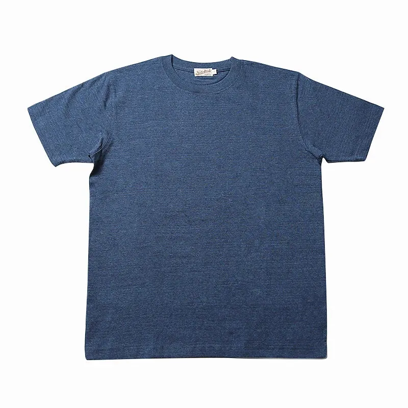 9oz Cotton Tubular T-shirts Mens Crew Neck Plain Tee Shirt