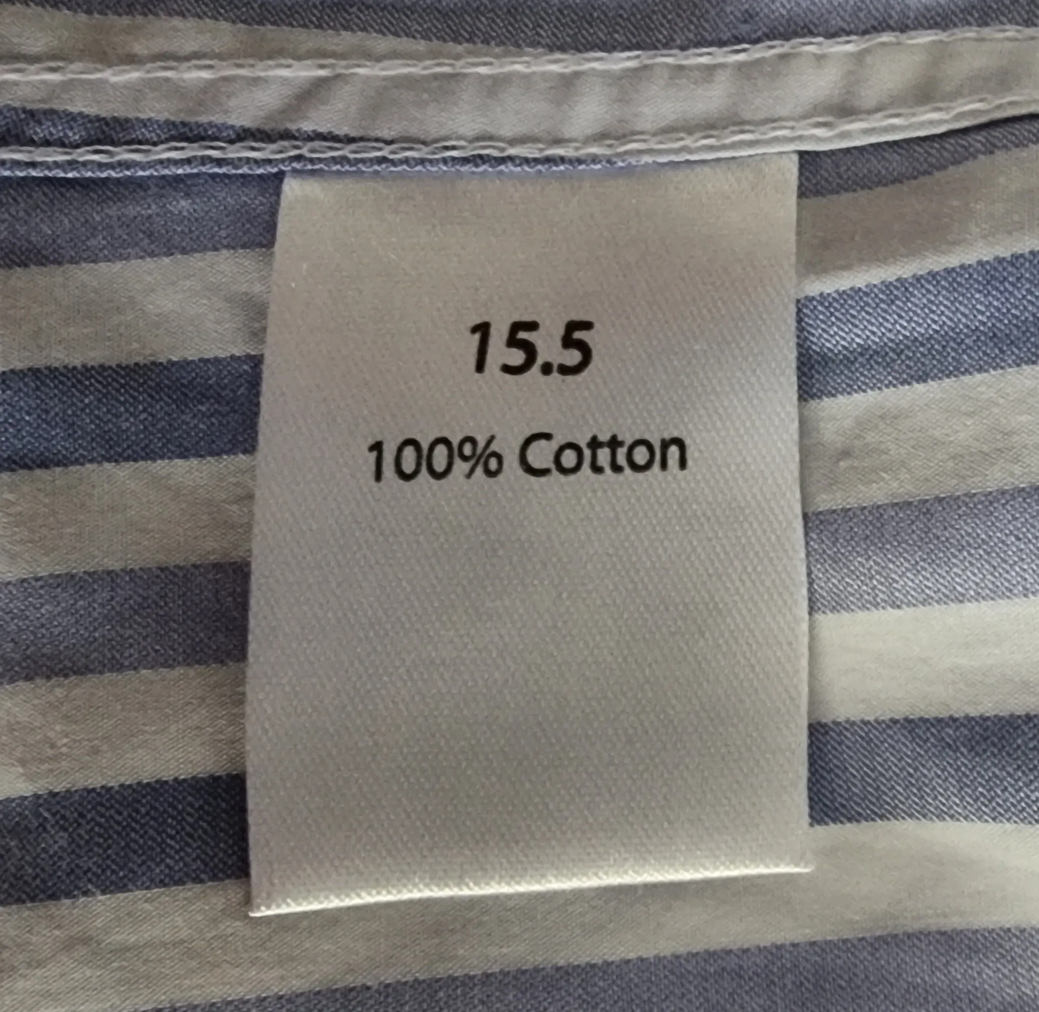 Alexandre Saville Row Men’s Blue & White Striped Shirt Size L