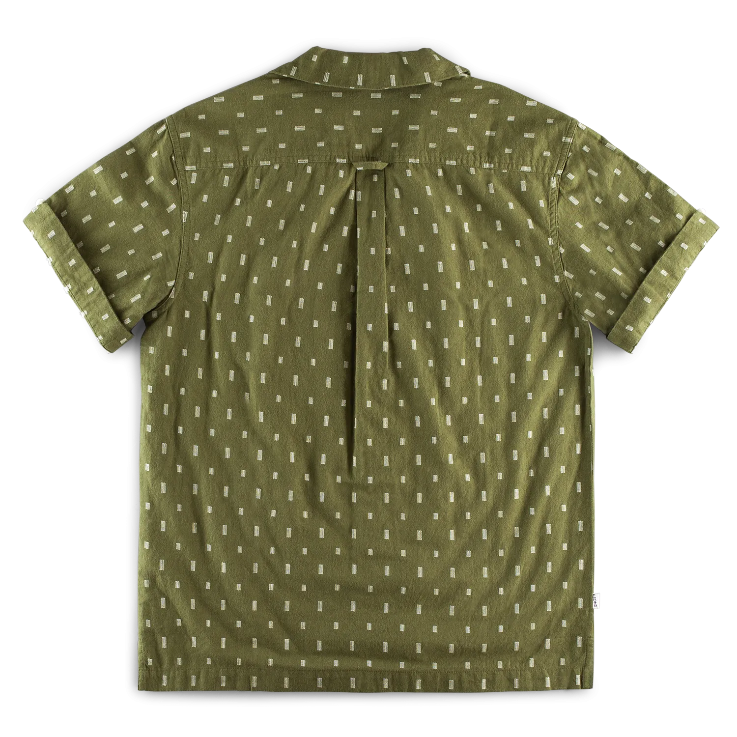 &SONS IKAT Club Shirt Army Green