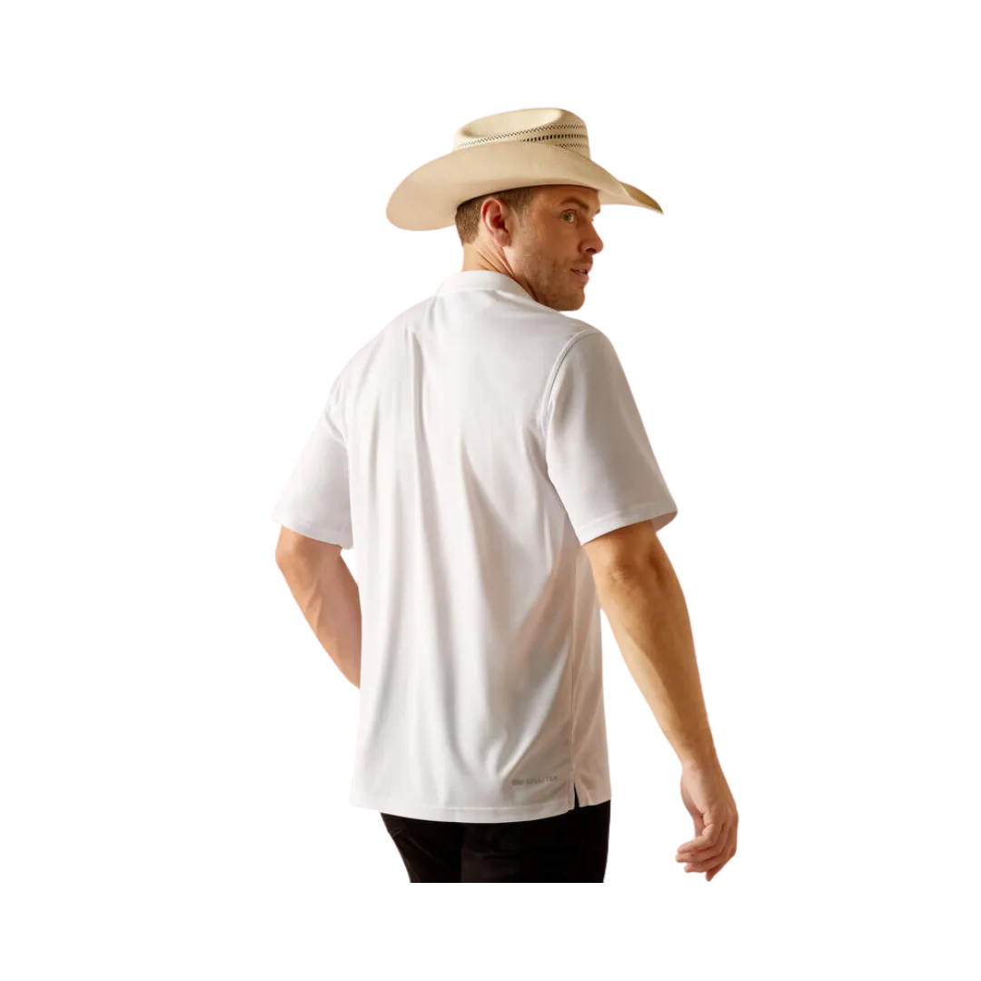 Ariat Men's Tek White Polo White Shirts