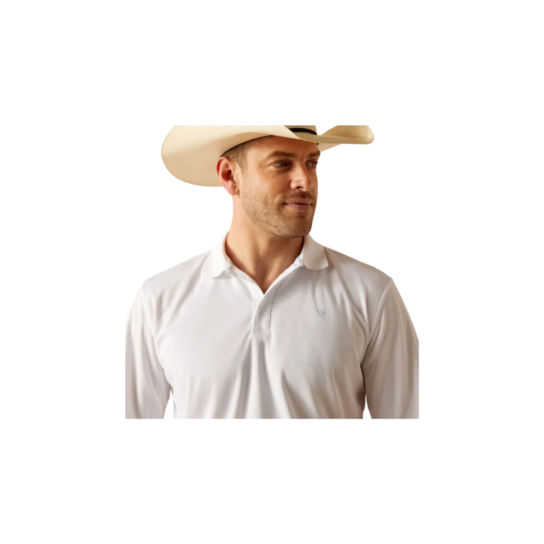 Ariat Men's Tek White Polo White Shirts