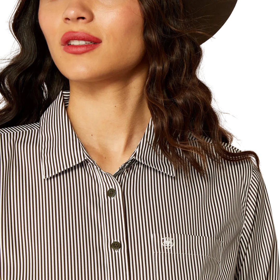 Ariat Women's Kirby Pro Relic White Stripe Shirt