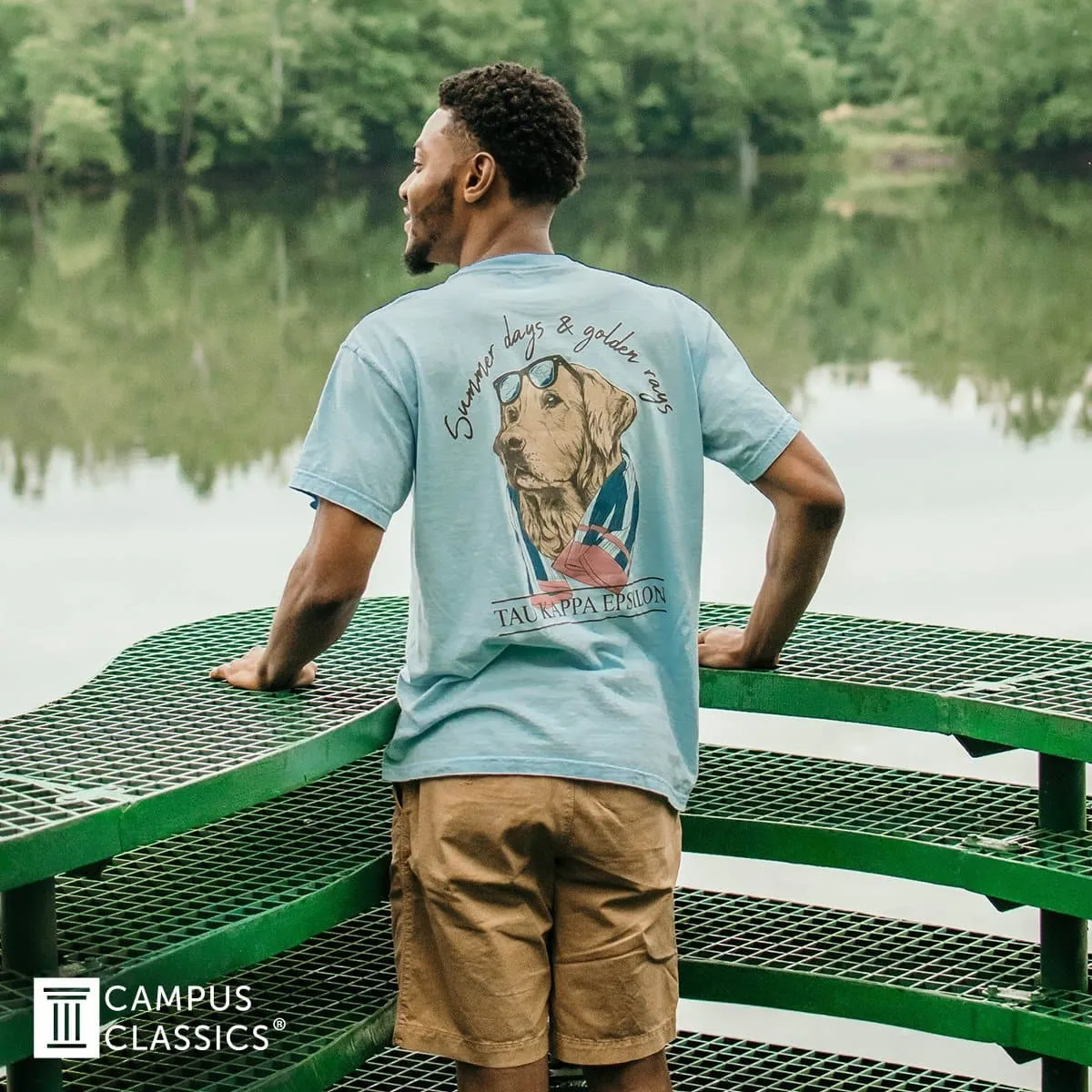 ATO Blue Comfort Colors Retriever Tee