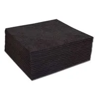 Black Medium Weight (2.5 oz.) Cutaway Backing Squares (250 Pack)