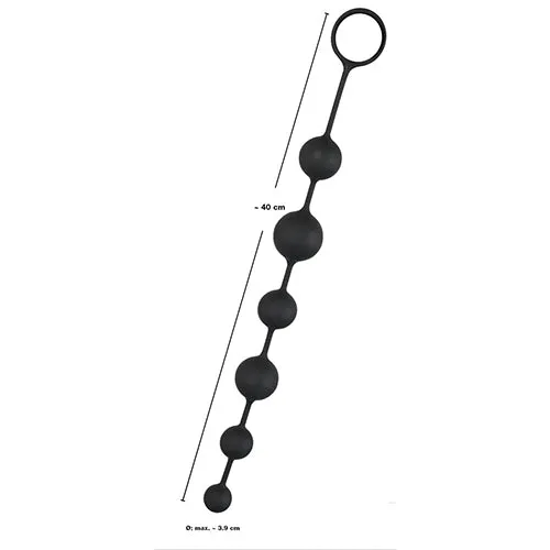 Black Velvets Anal Beads