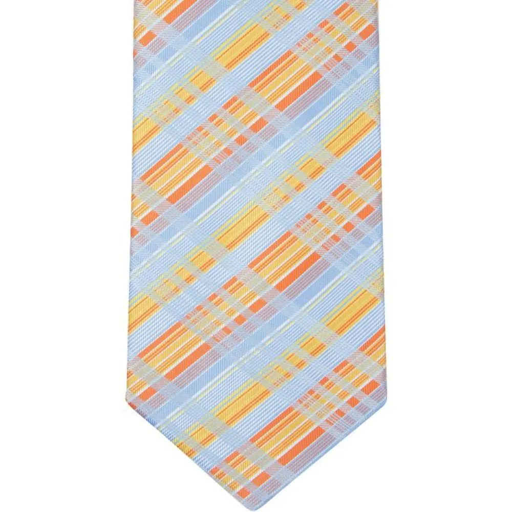 BT-9  Blue and Orange Plaid