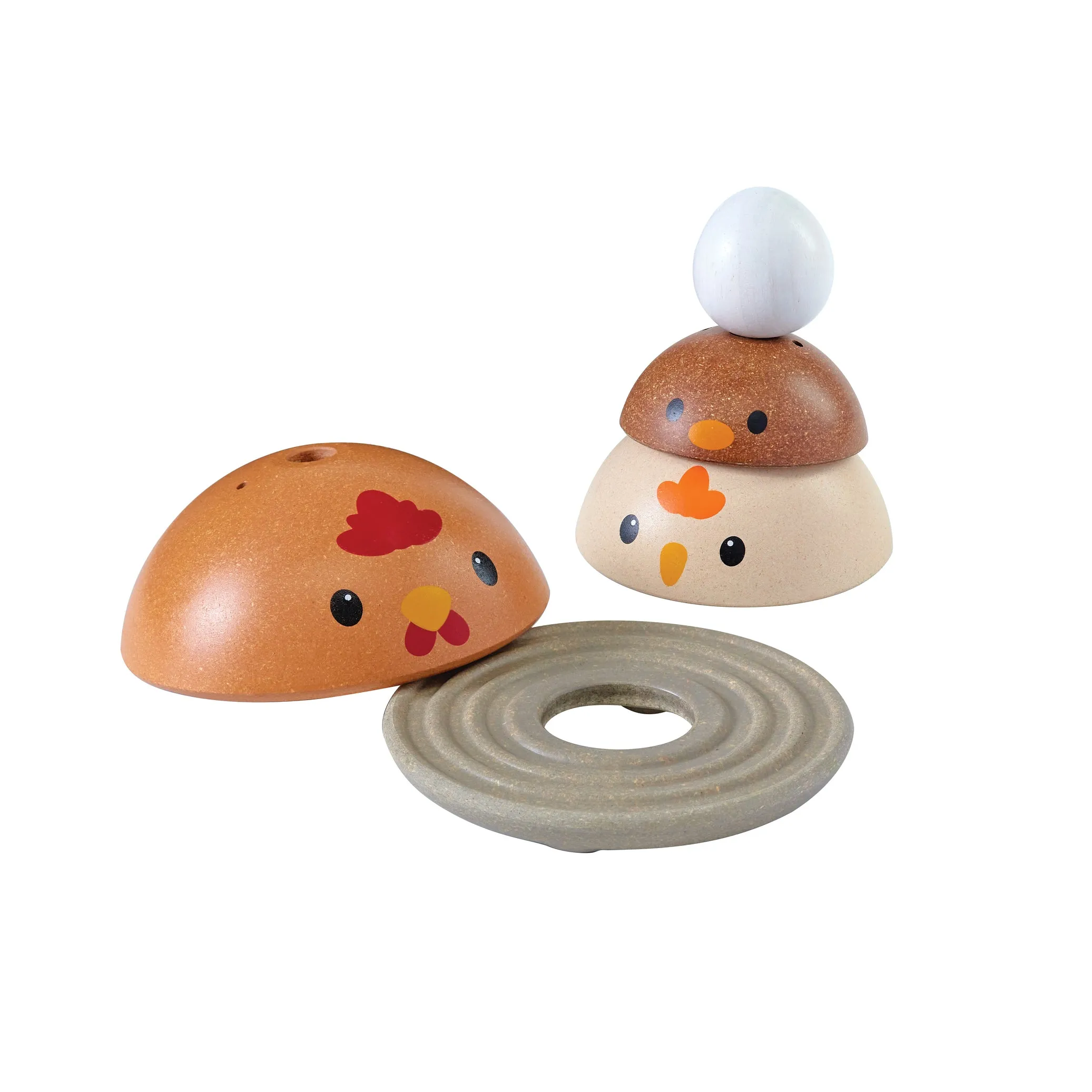 Chicken Nesting in Modern Rustic Color