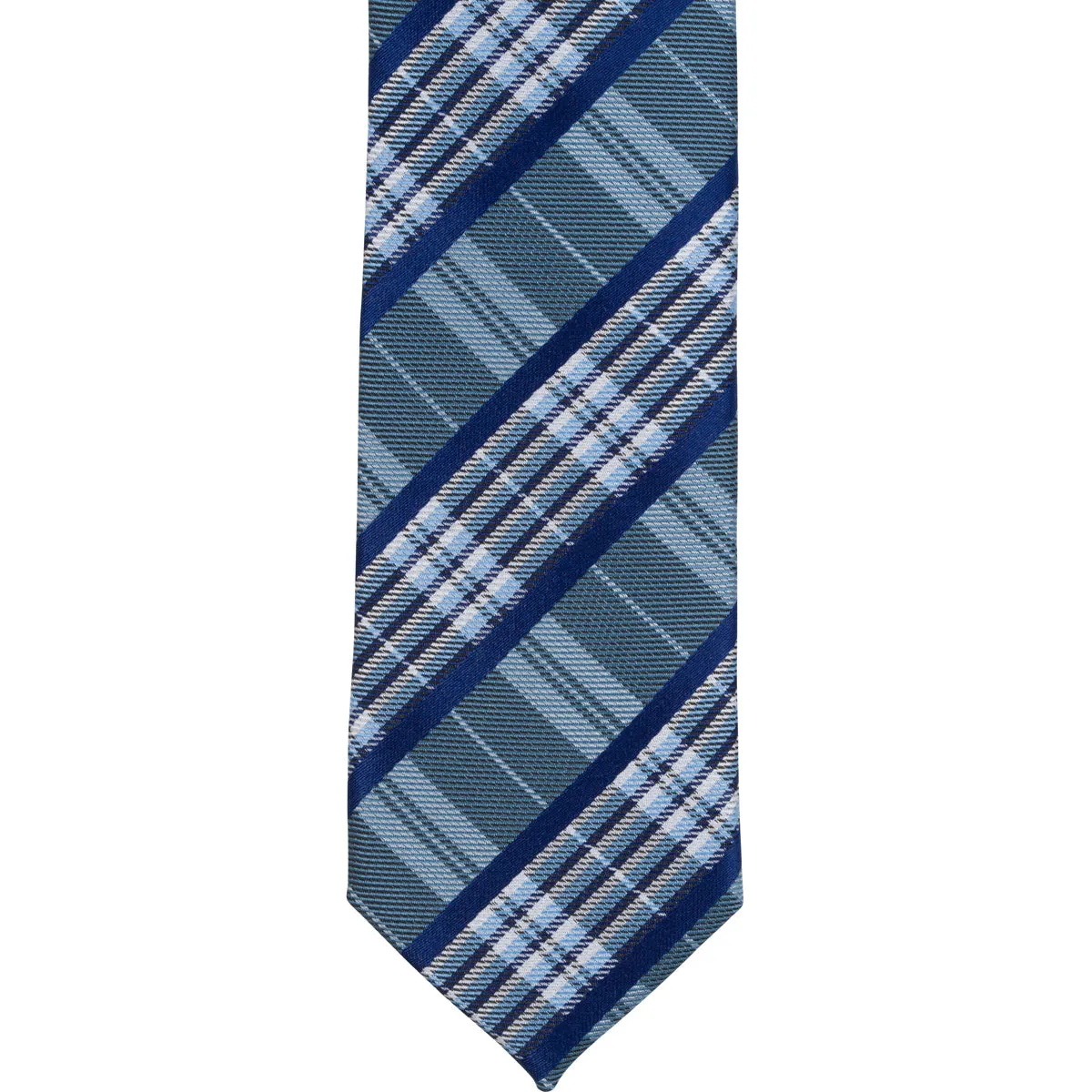 CL39 - Blue Plaid - Varied Widths