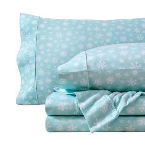 Cotton Flannel Sheet Set - Snowdrift