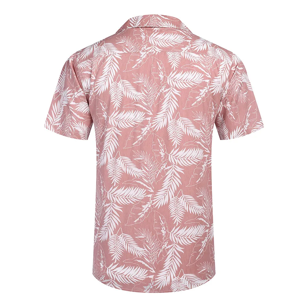 Cotton Linen Tropica Hawaiian Floral Shirts