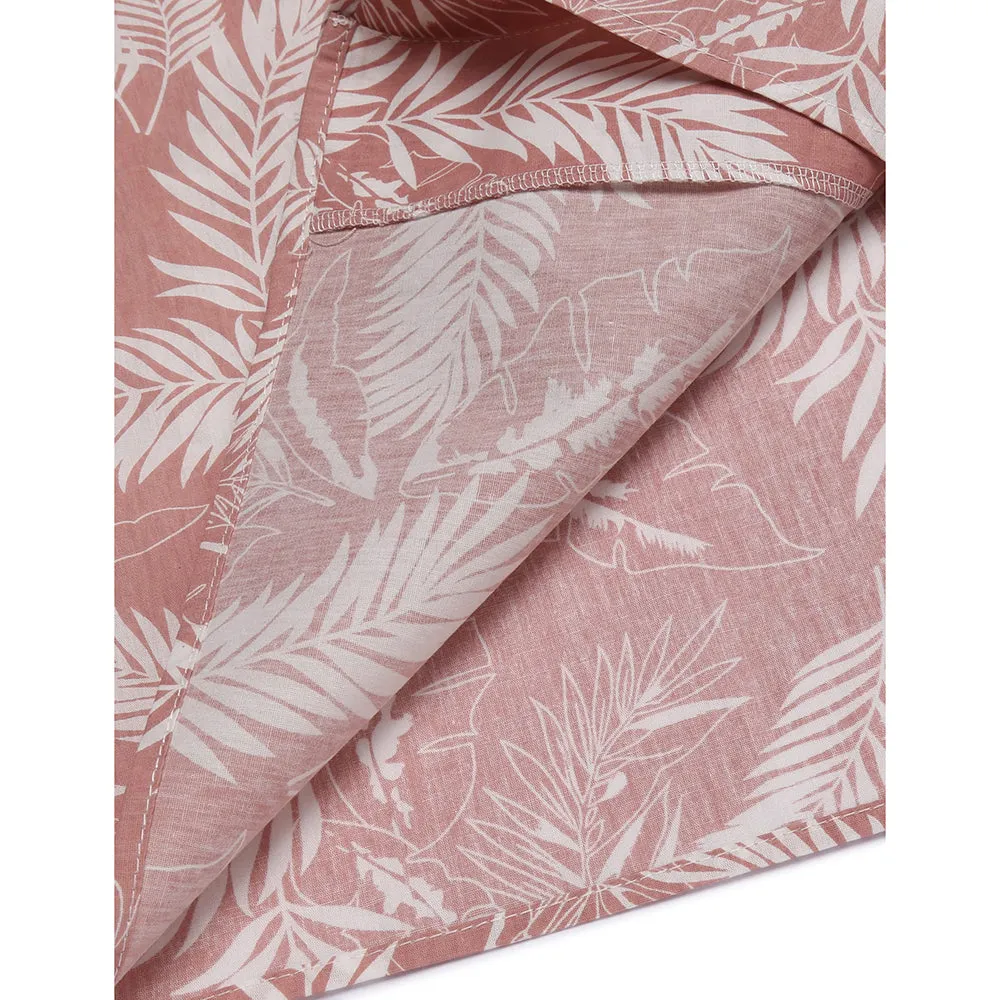 Cotton Linen Tropica Hawaiian Floral Shirts