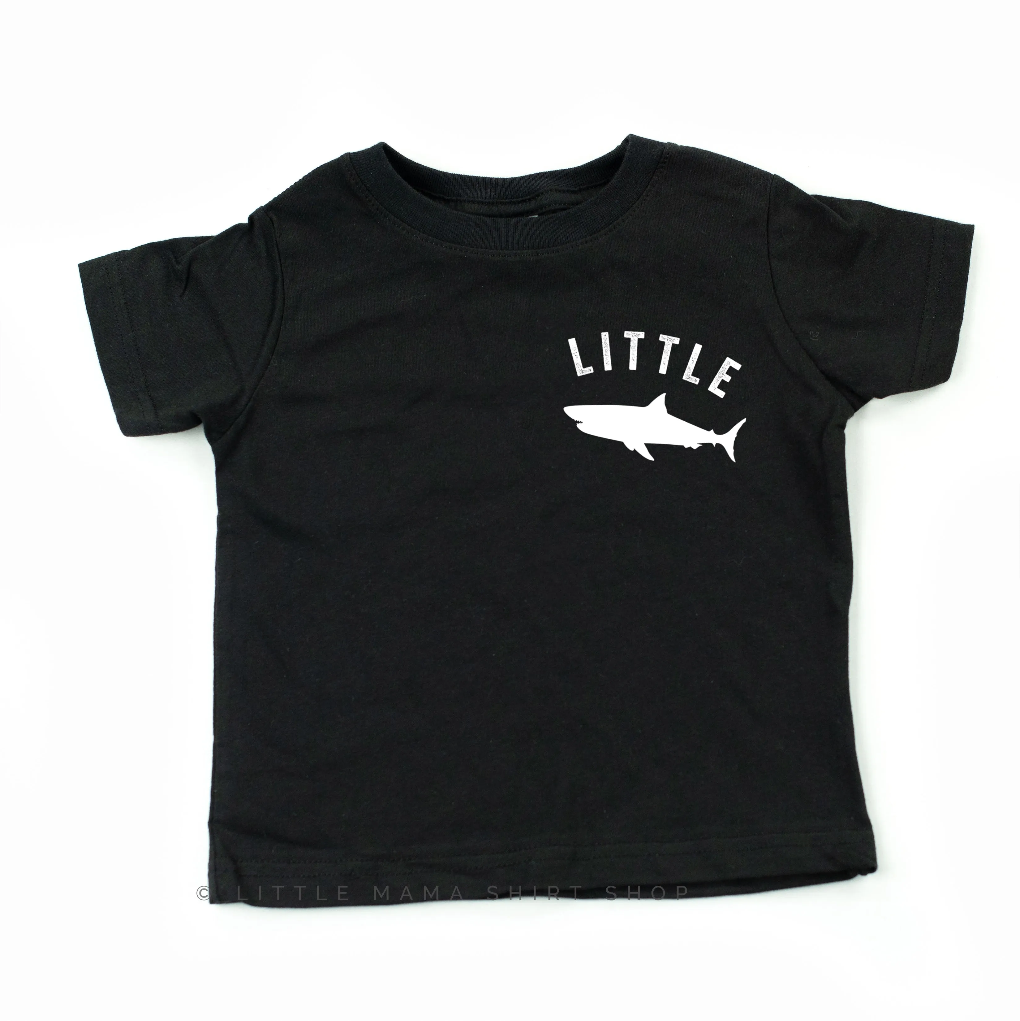 Daddy Shark   Little Shark - Set of 2 Black Shirts