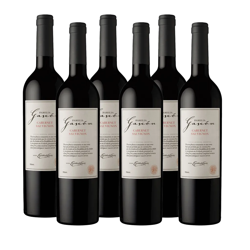Familia Gascón Cabernet Sauvignon 750 ml (box of 6 bottles)