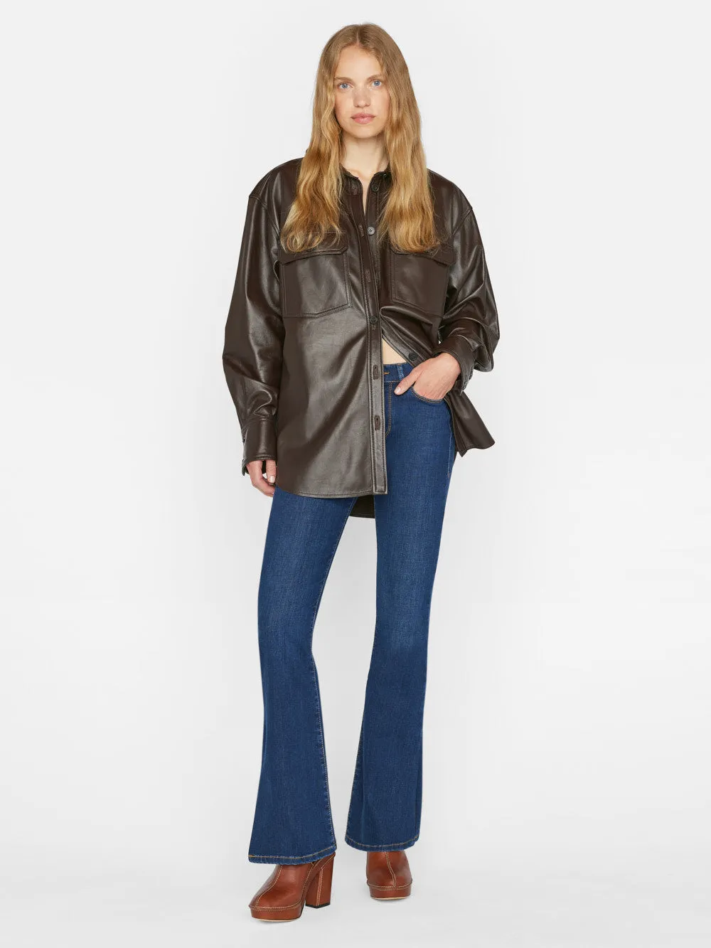 Frame - Le Mini Boot Slit in Majesty