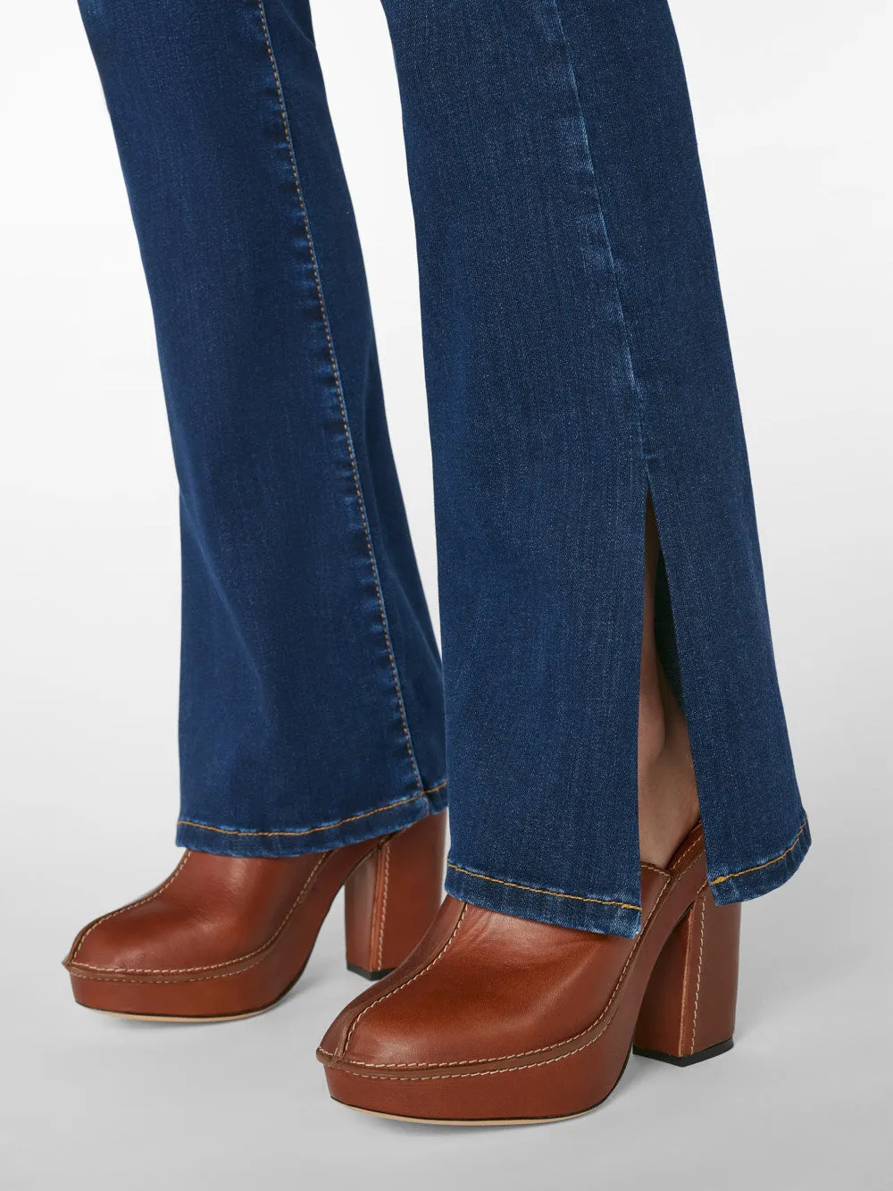 Frame - Le Mini Boot Slit in Majesty