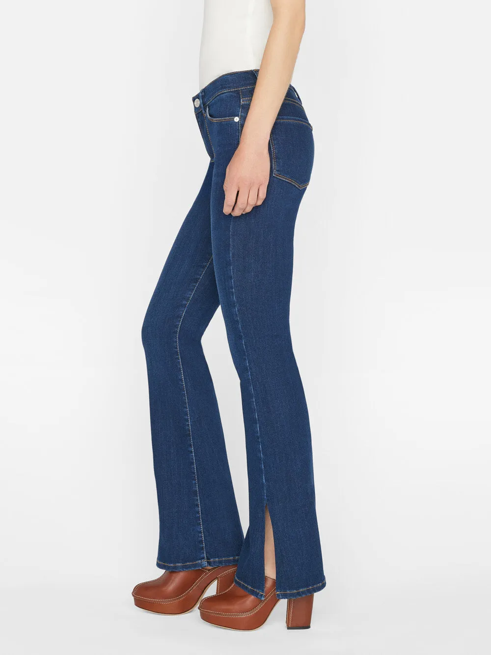 Frame - Le Mini Boot Slit in Majesty
