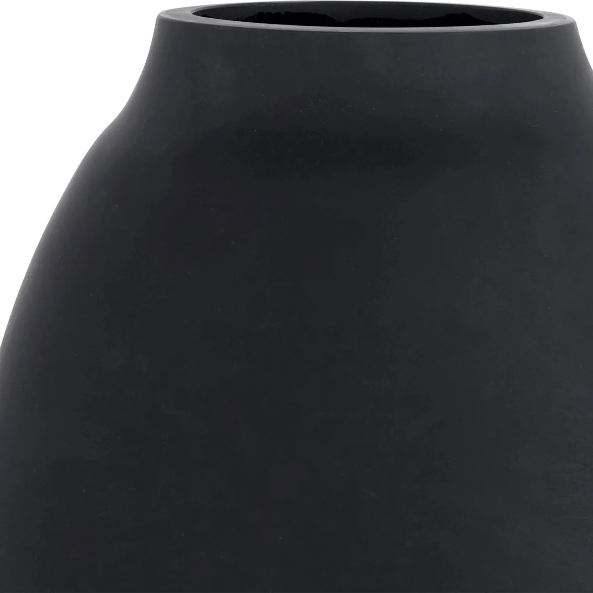 Hearth Matte Black Vases, Set/3