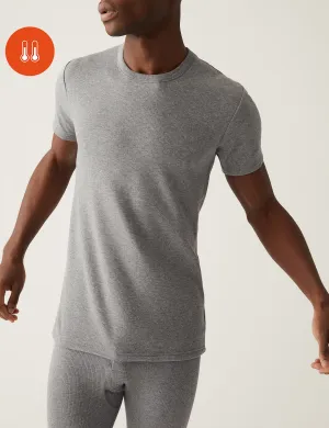 Heatgen Marks & Spencer Short Sleeve Medium Thermal T-Shirt, Gray