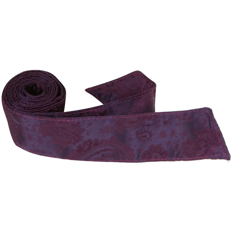 L2 - Wine Paisley - Standard Width