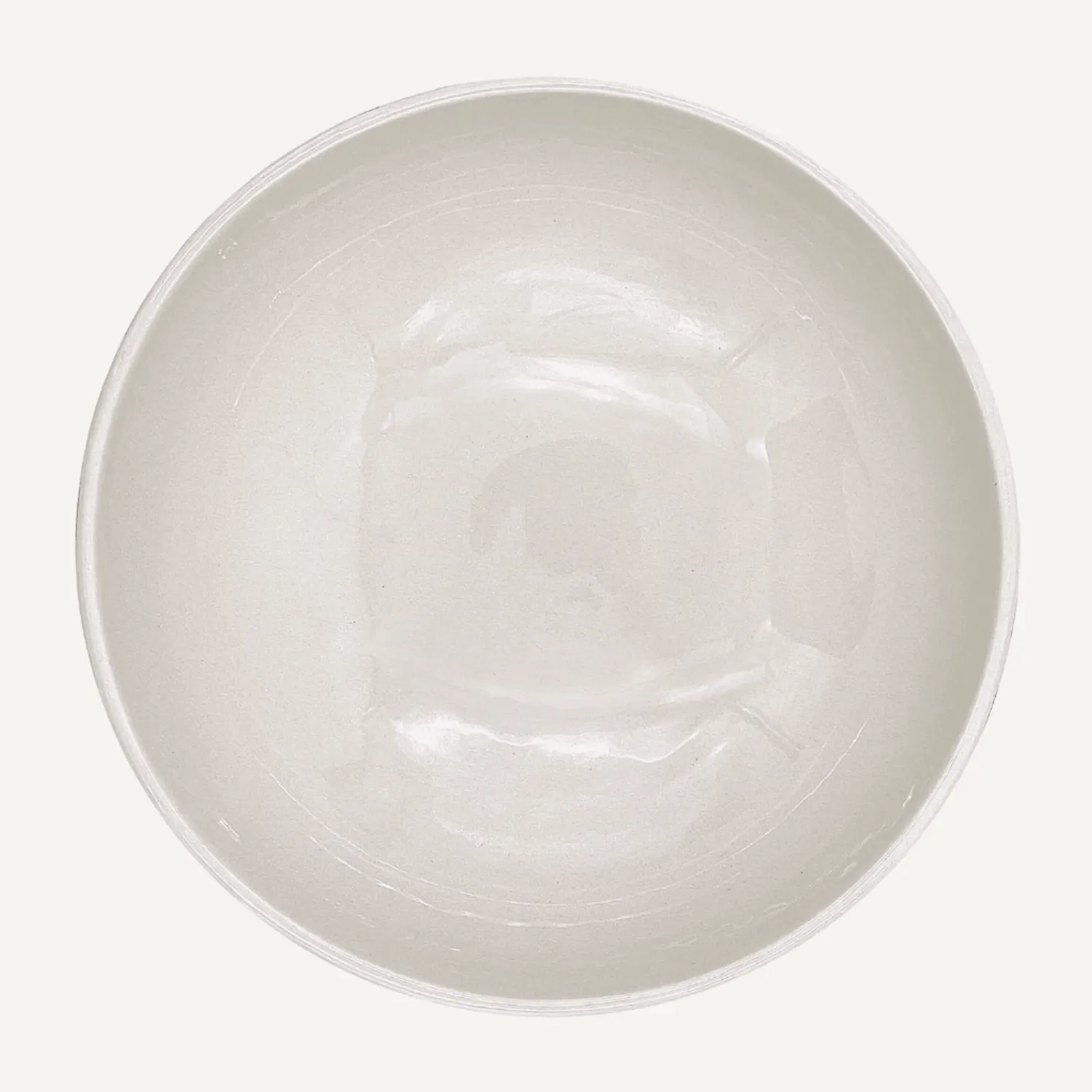 Large Light Blue Stripes Bowl