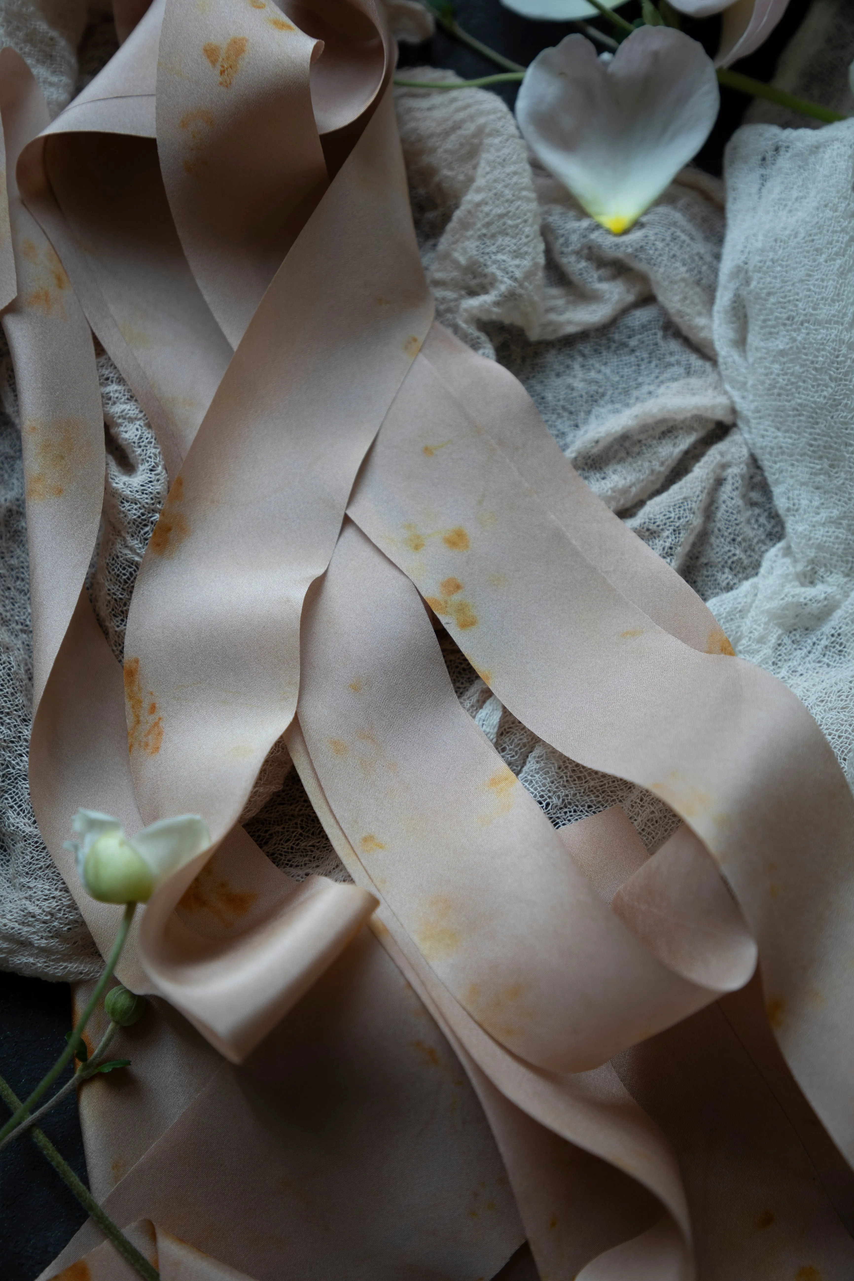 LIMITED EDITION | Original Eco-Print No. 123 Silk Ribbon