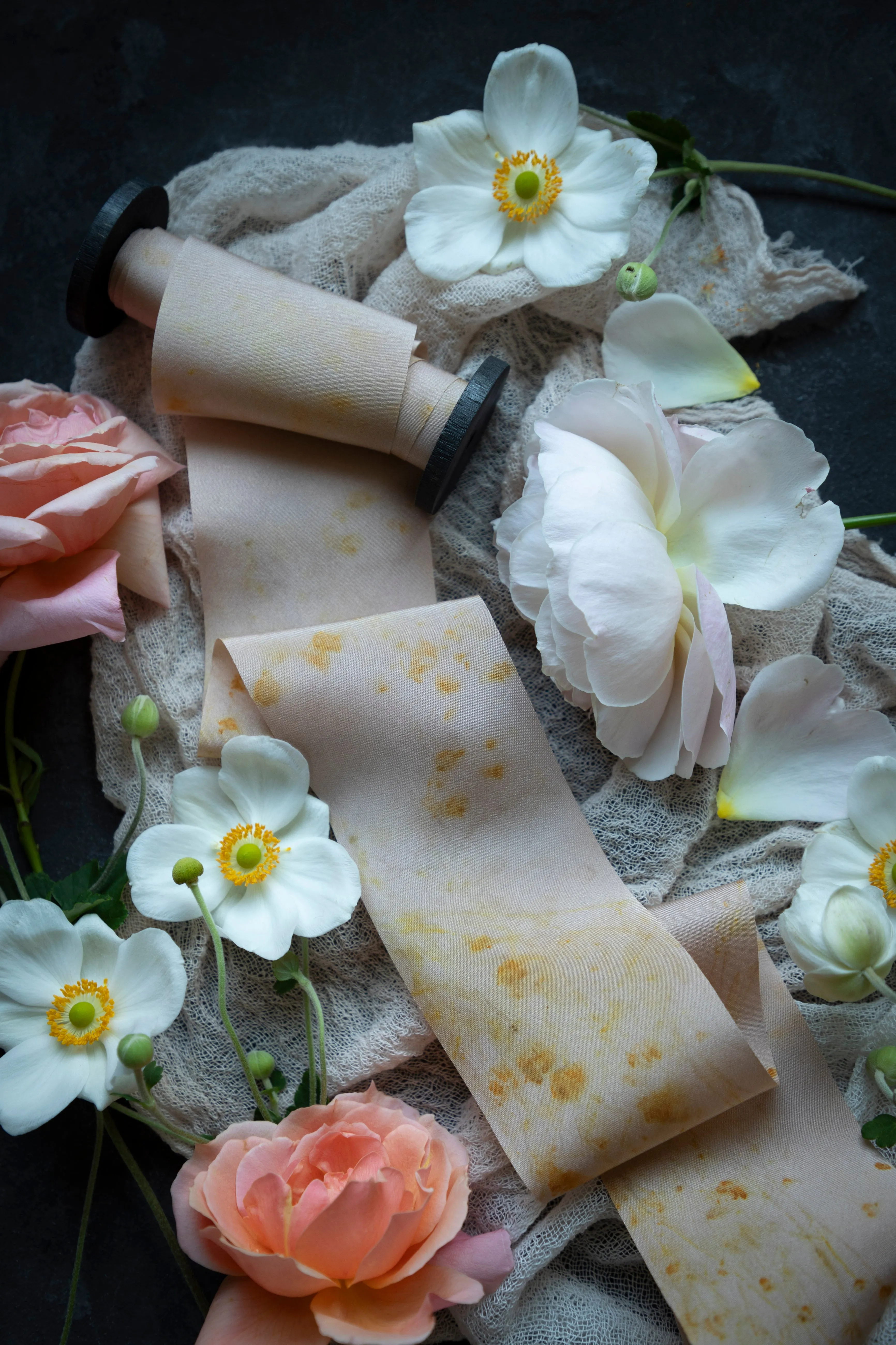 LIMITED EDITION | Original Eco-Print No. 123 Silk Ribbon