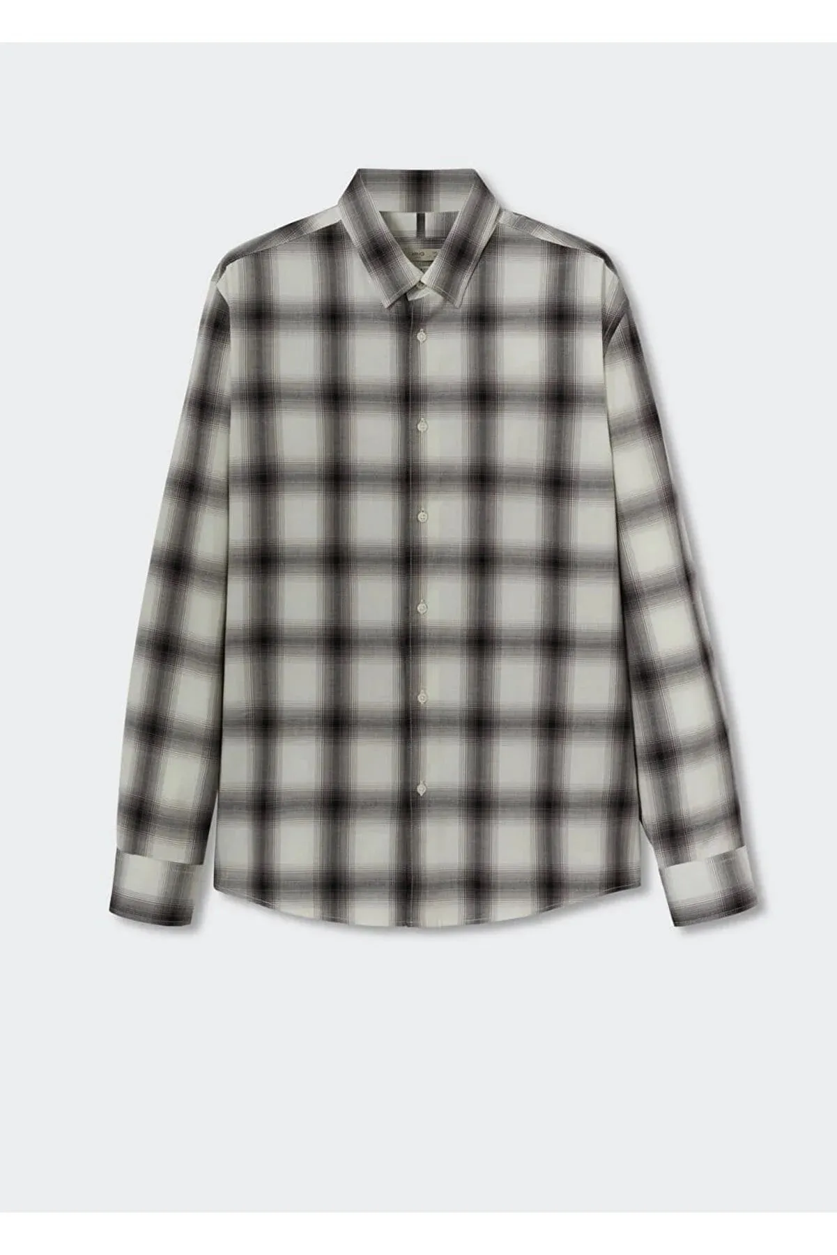 Mango Men's Checked Cotton Regular Fit Shirt