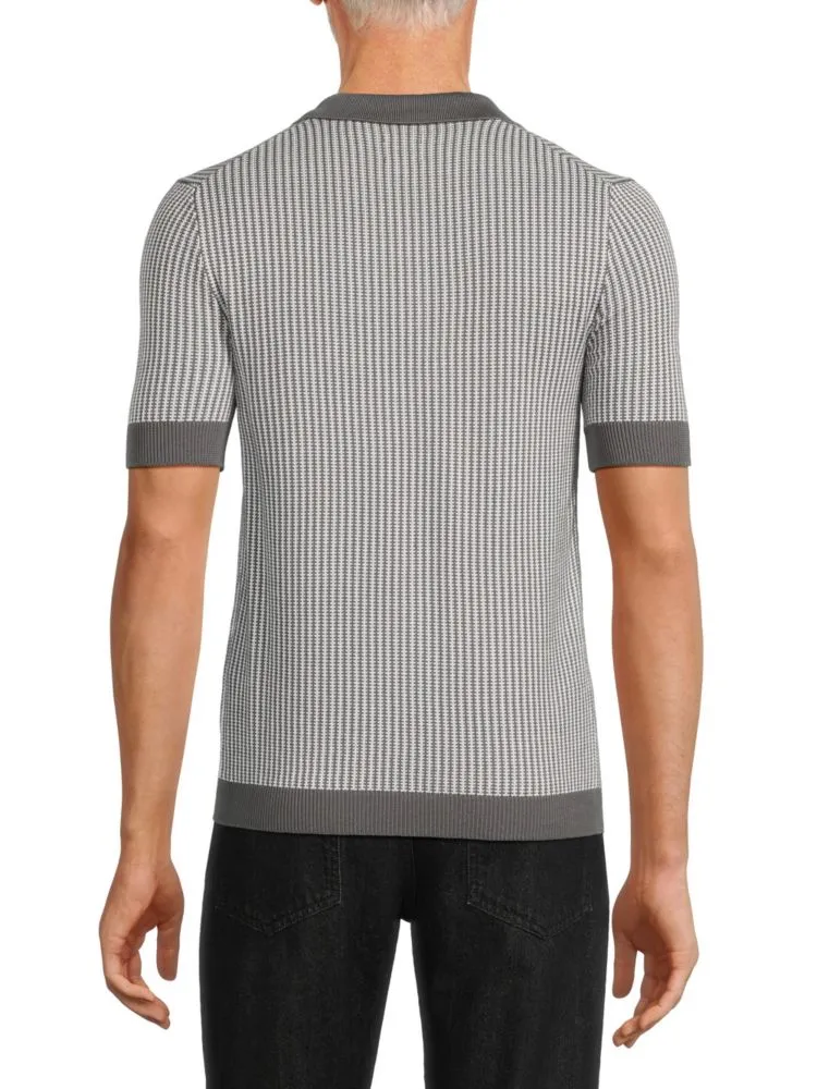 Max 'N Chester Pattern Polo, Gray