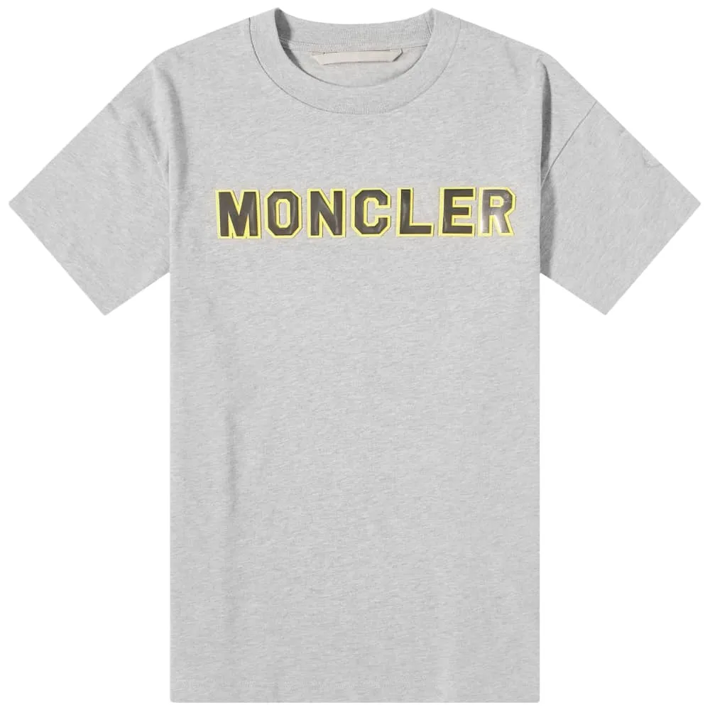 Moncler logo T-shirt, gray