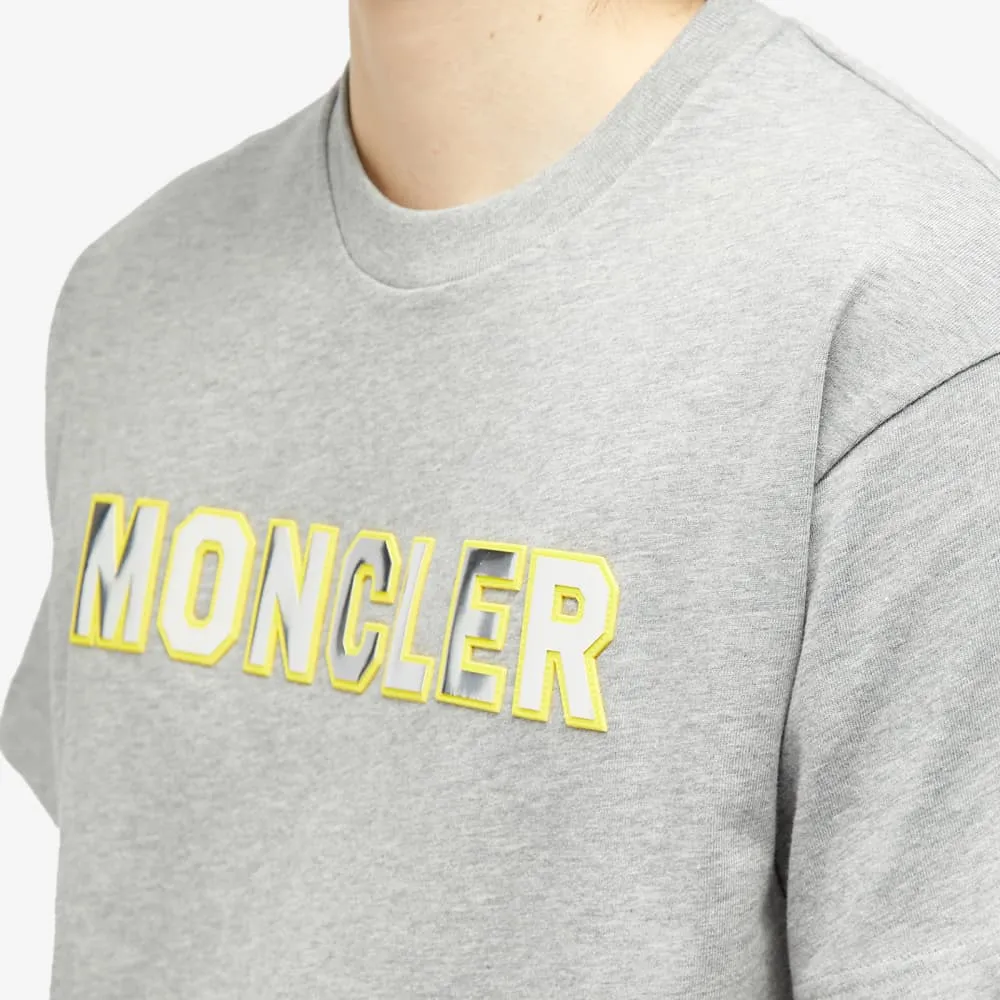Moncler logo T-shirt, gray