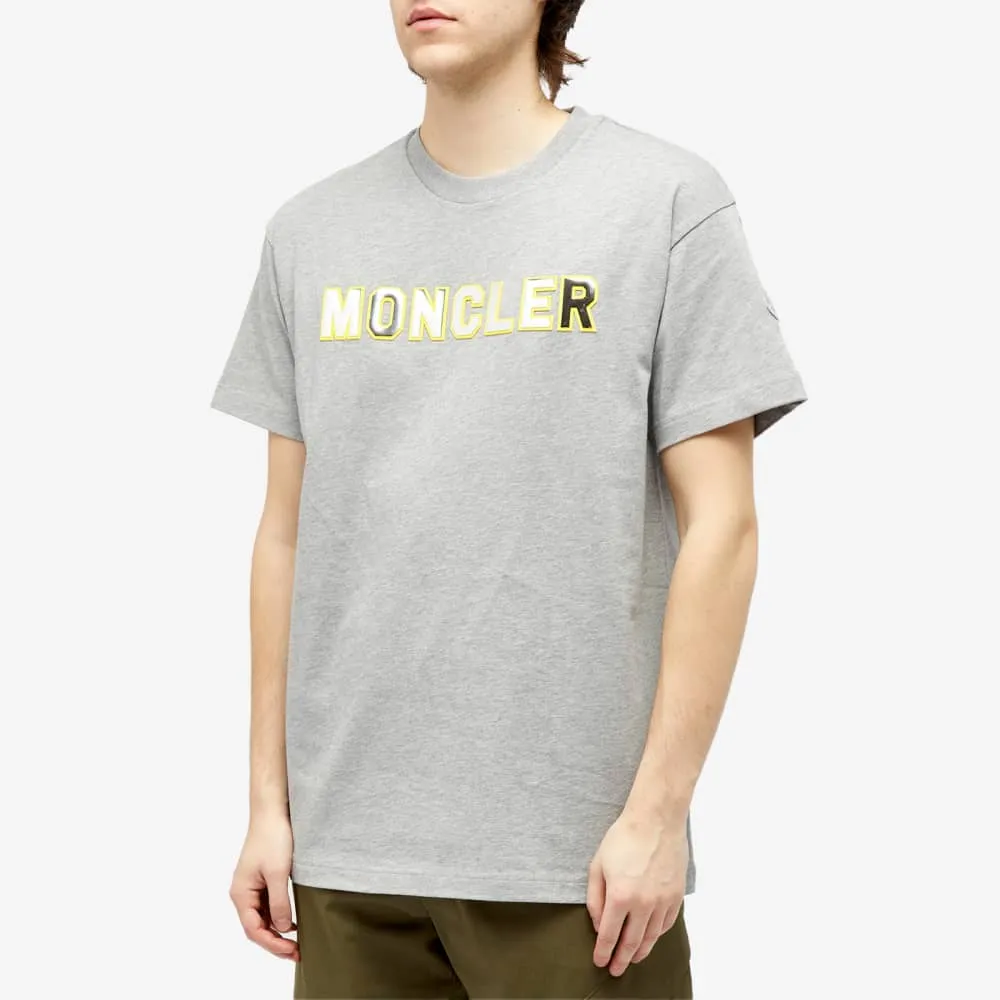 Moncler logo T-shirt, gray