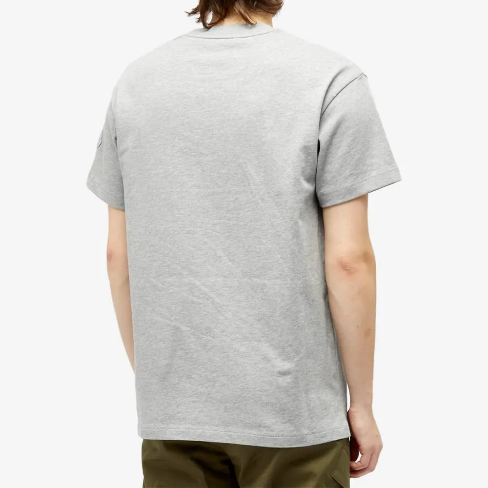 Moncler logo T-shirt, gray