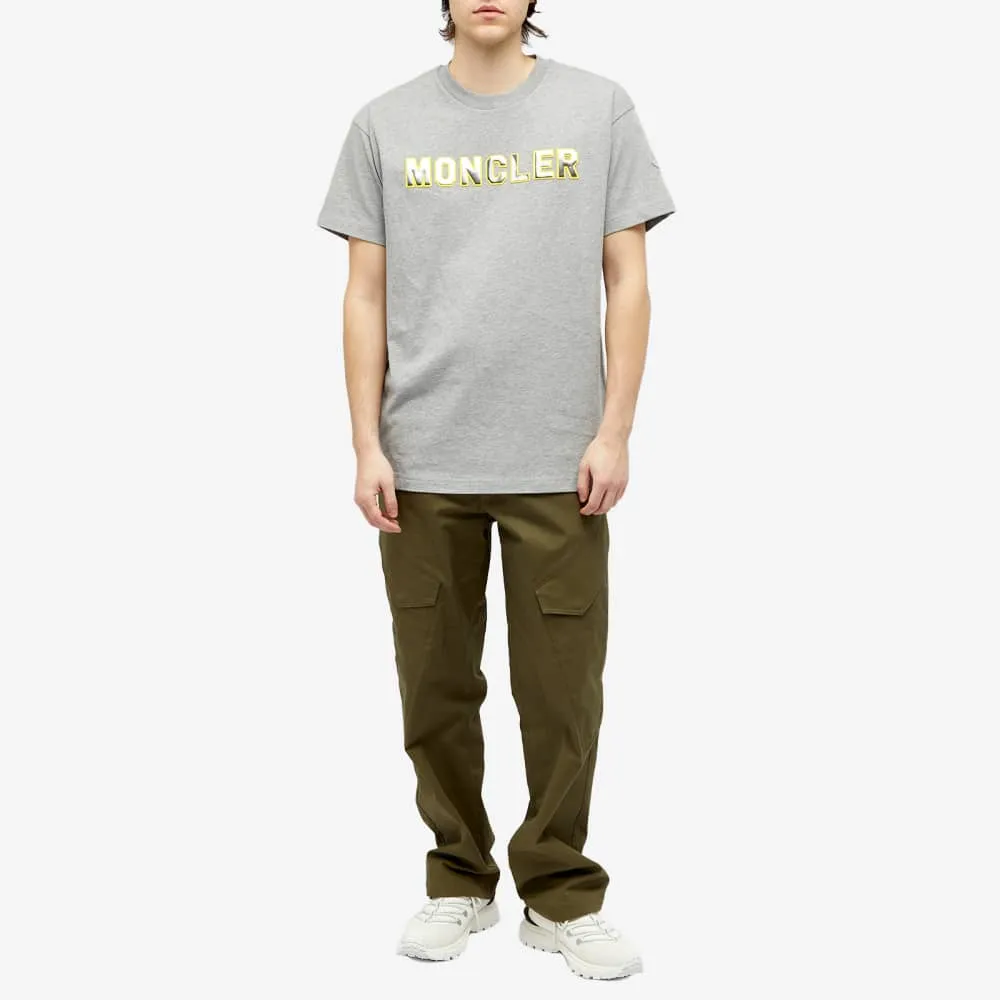 Moncler logo T-shirt, gray