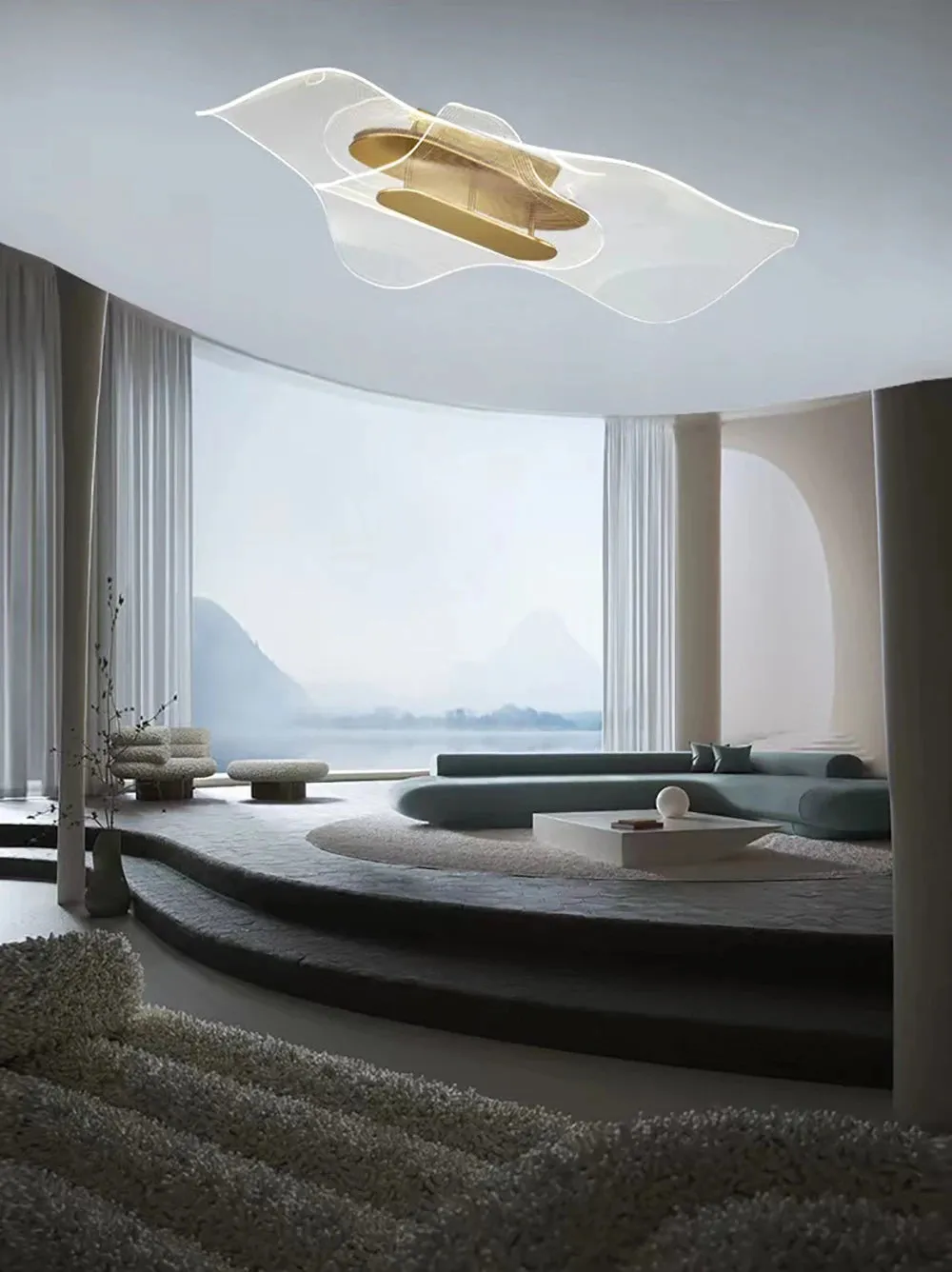 Olga Napkin Table/Floor/Ceiling Lamps Minimalist Decoration