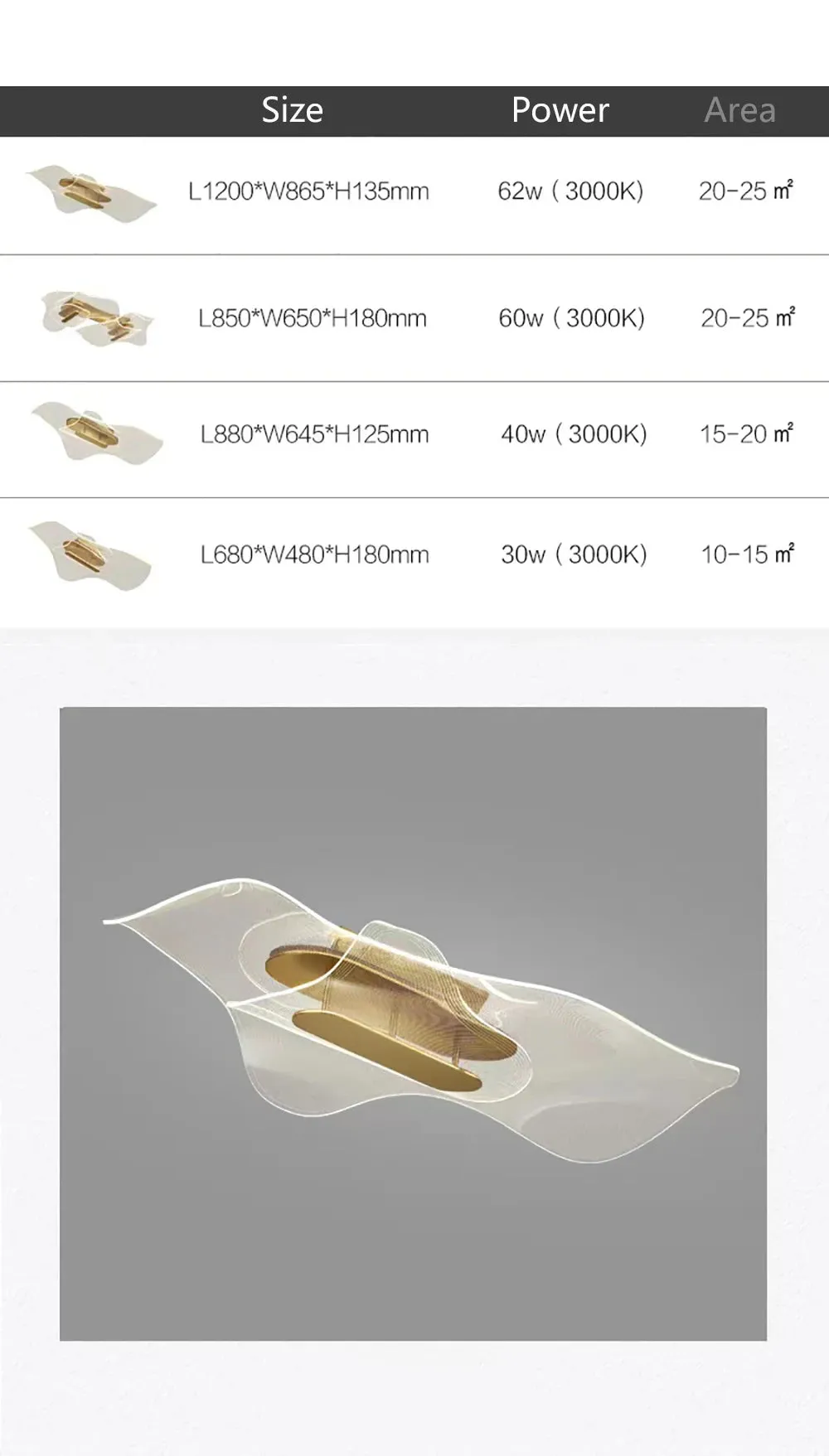Olga Napkin Table/Floor/Ceiling Lamps Minimalist Decoration