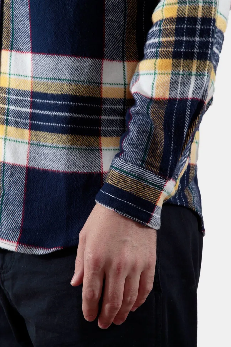 Portuguese Flannel Equi Check ESP Shirt (Blue / White / Yellow)