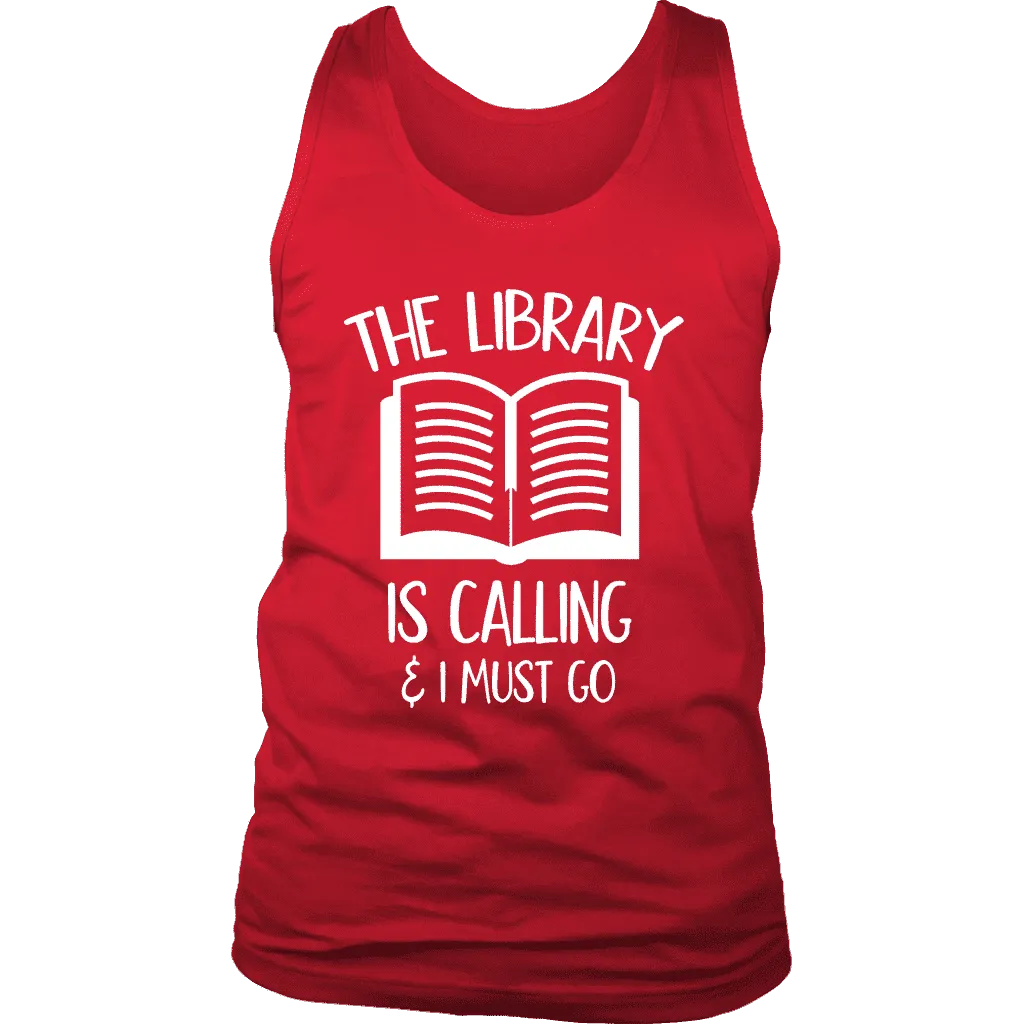 "The library" Men's Tank Top