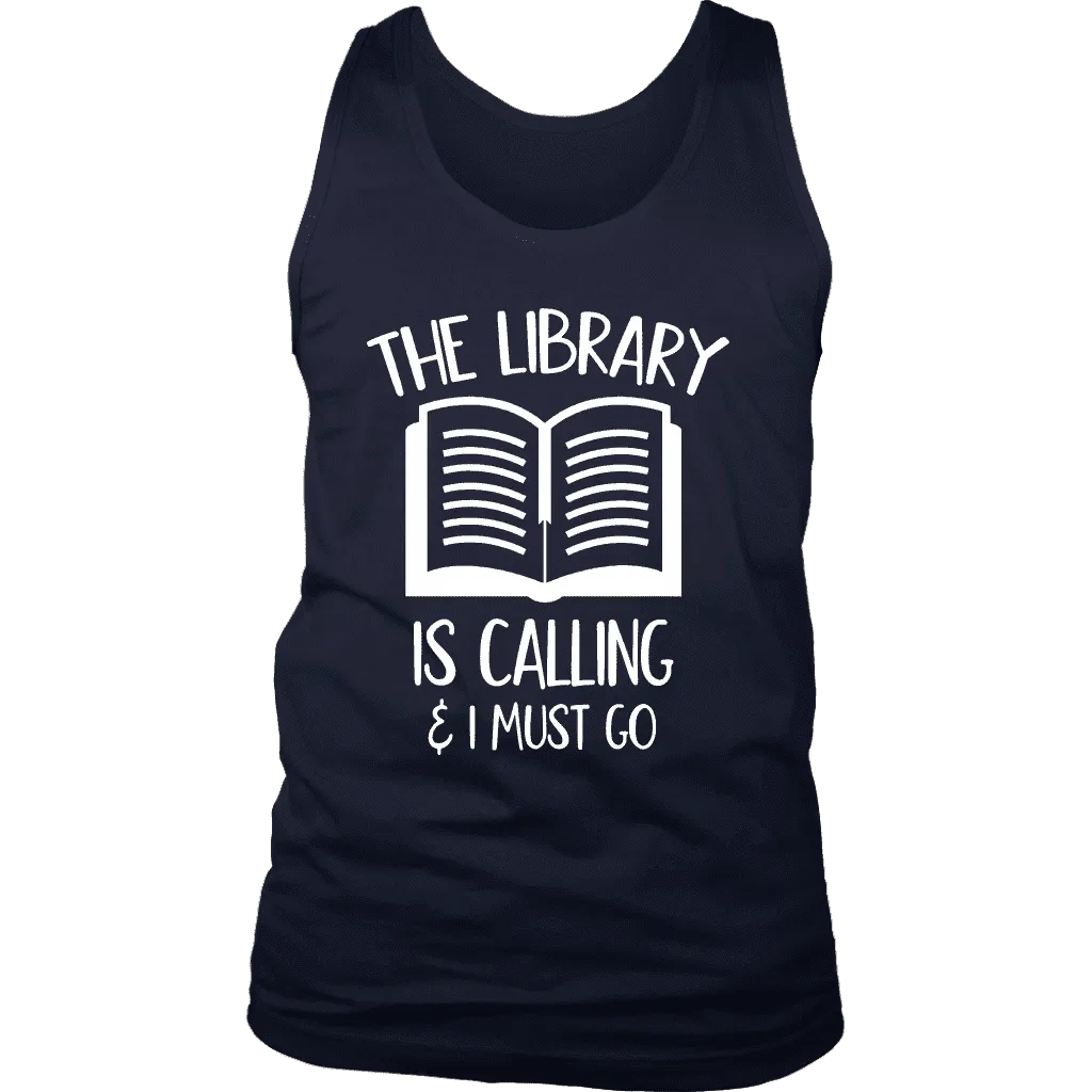 "The library" Men's Tank Top
