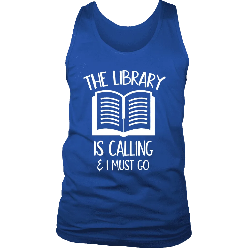 "The library" Men's Tank Top
