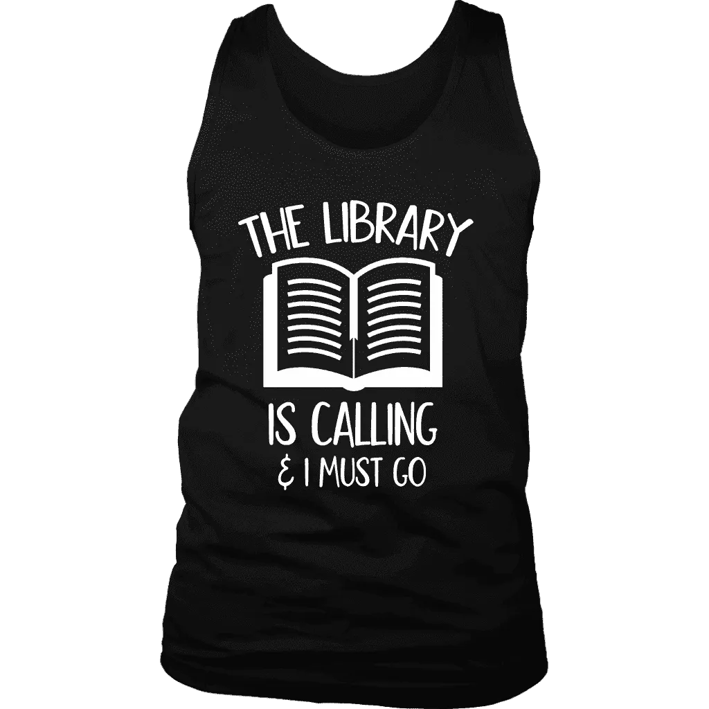 "The library" Men's Tank Top