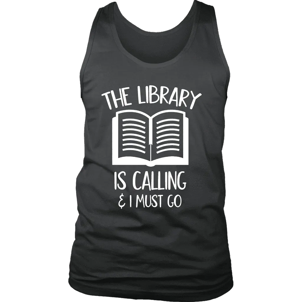"The library" Men's Tank Top