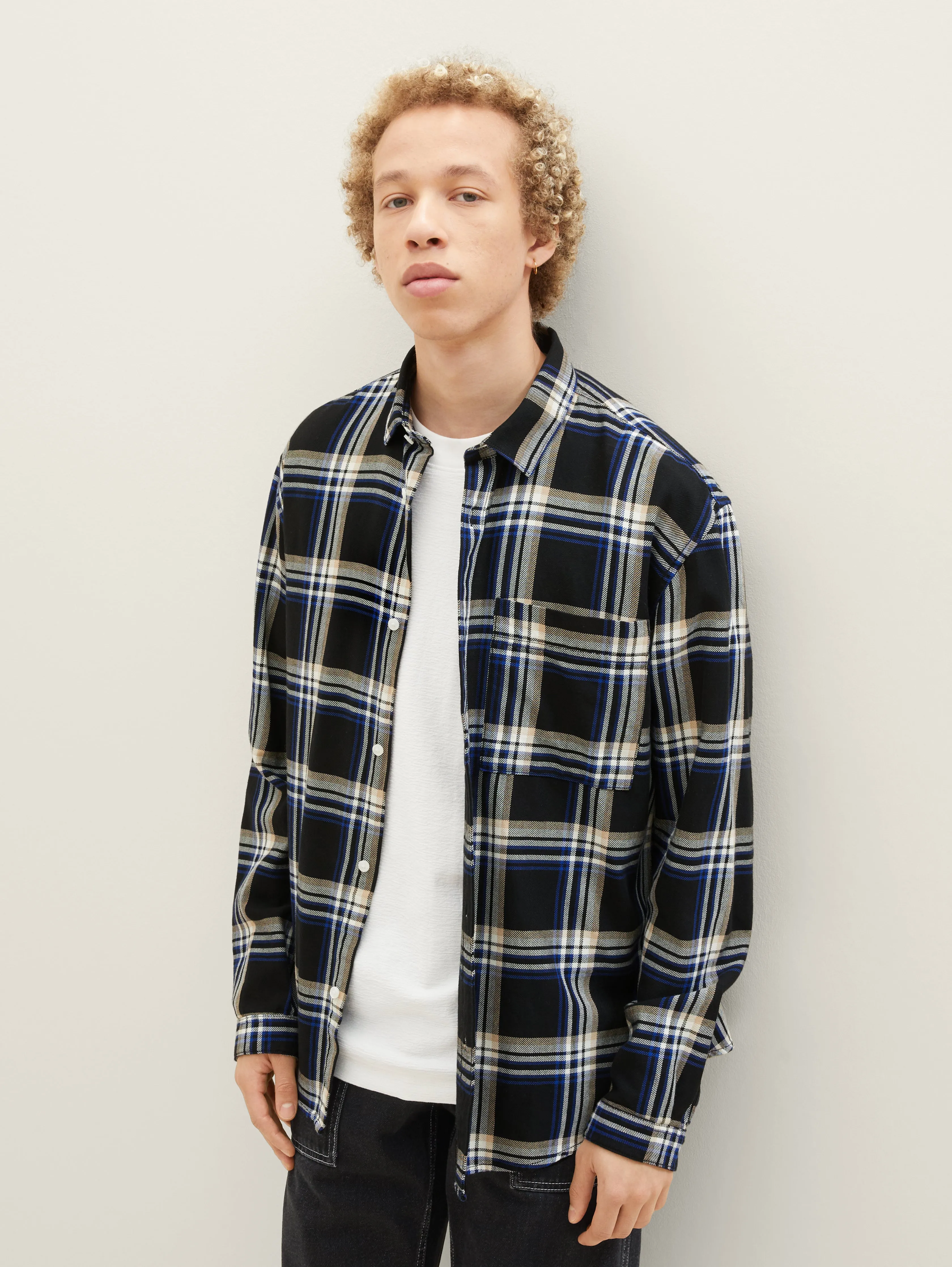 RELAXED CHECKED SHIRT