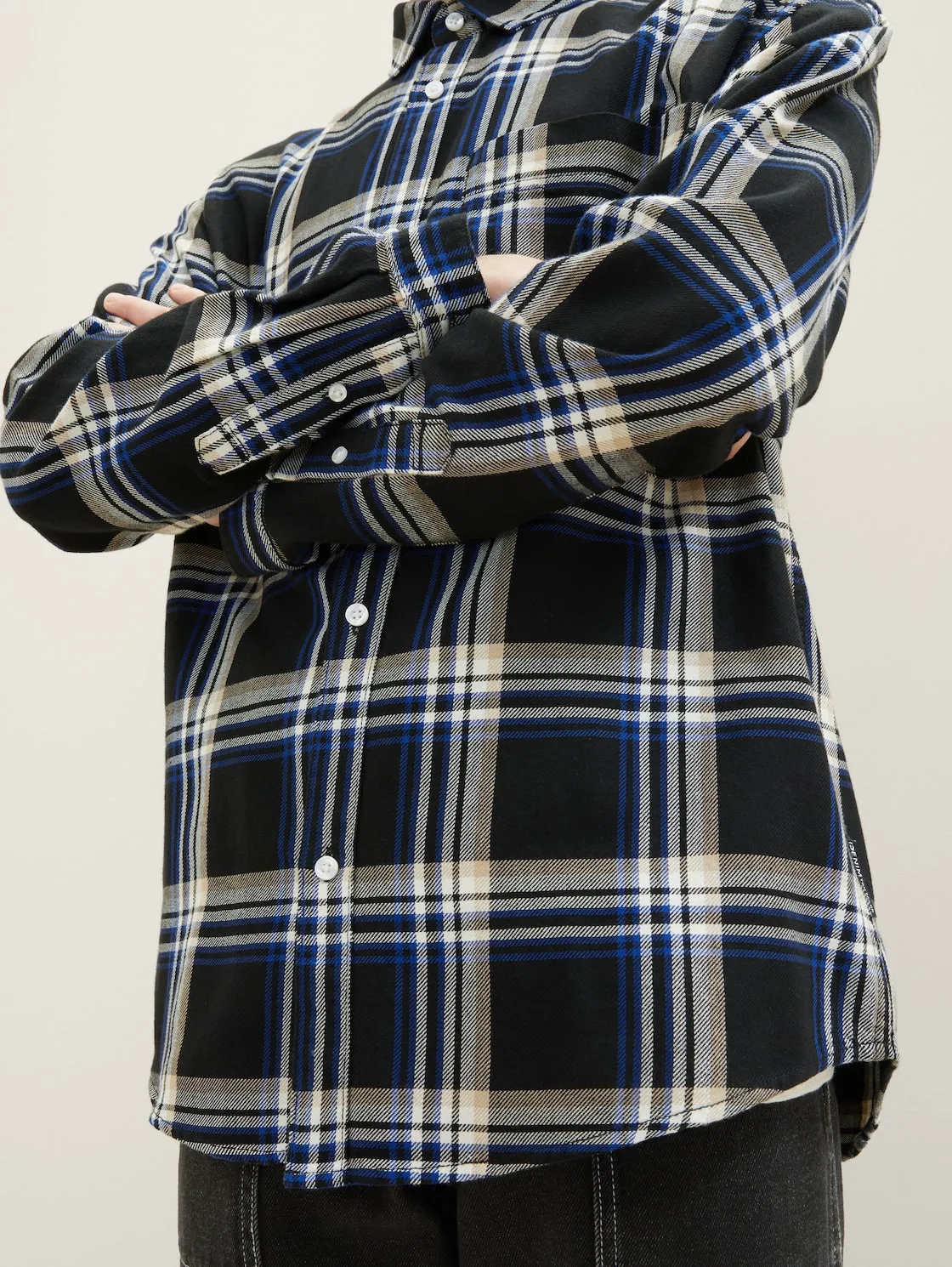 RELAXED CHECKED SHIRT