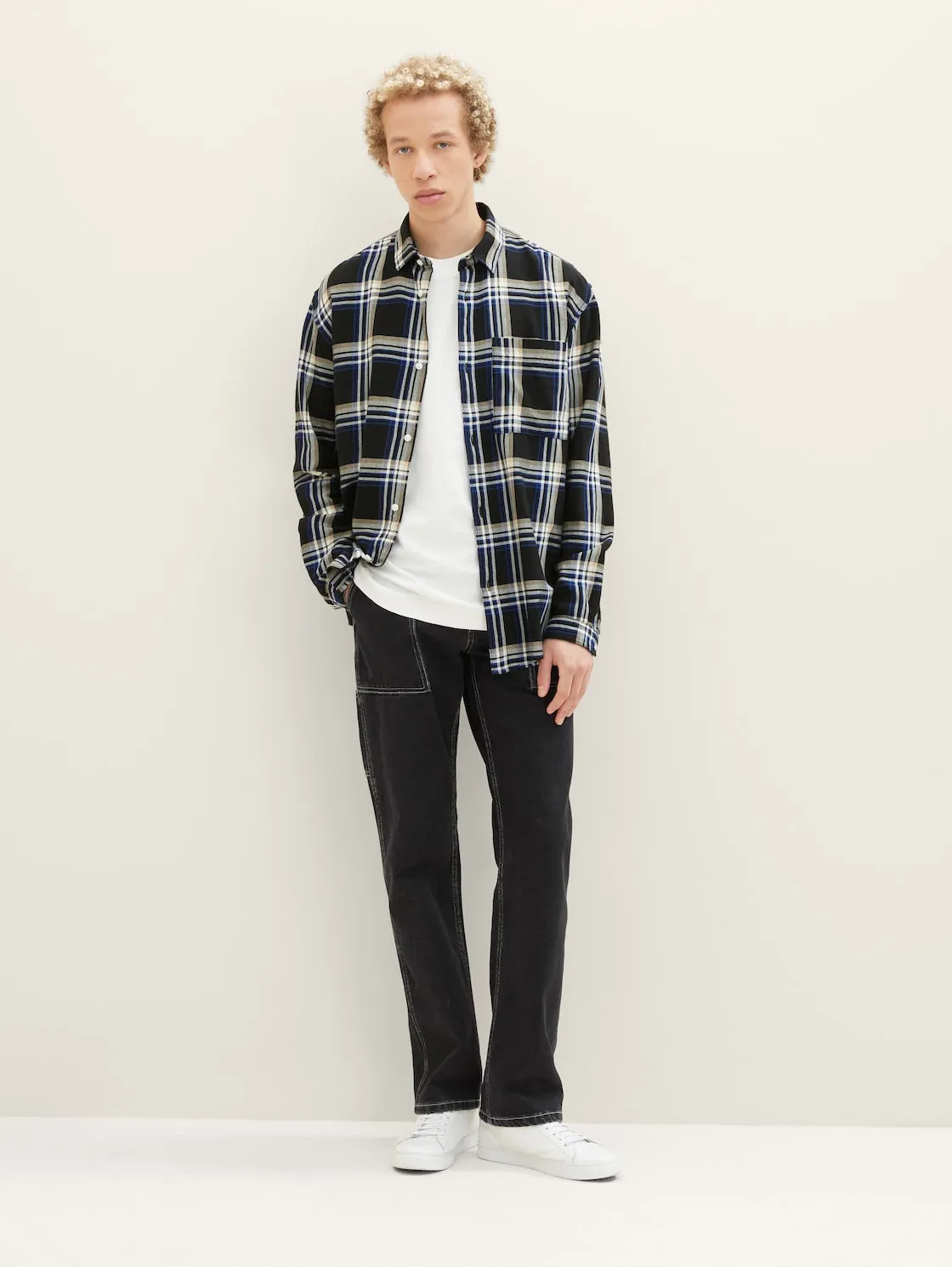 RELAXED CHECKED SHIRT