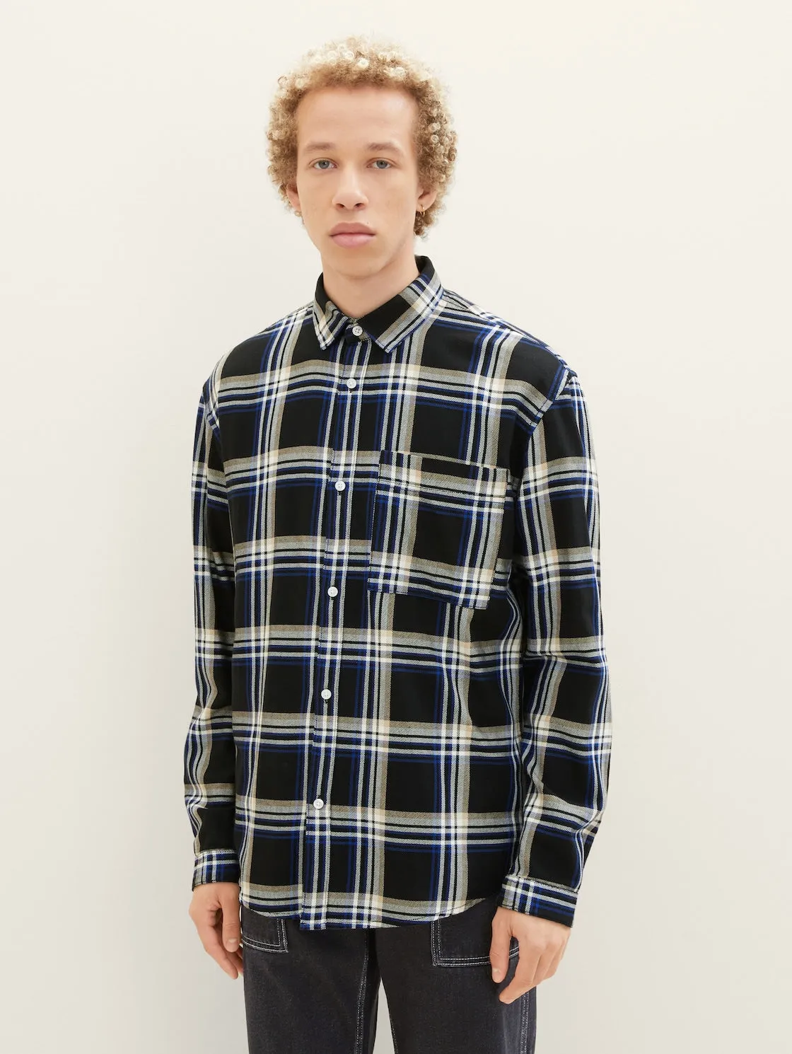 RELAXED CHECKED SHIRT