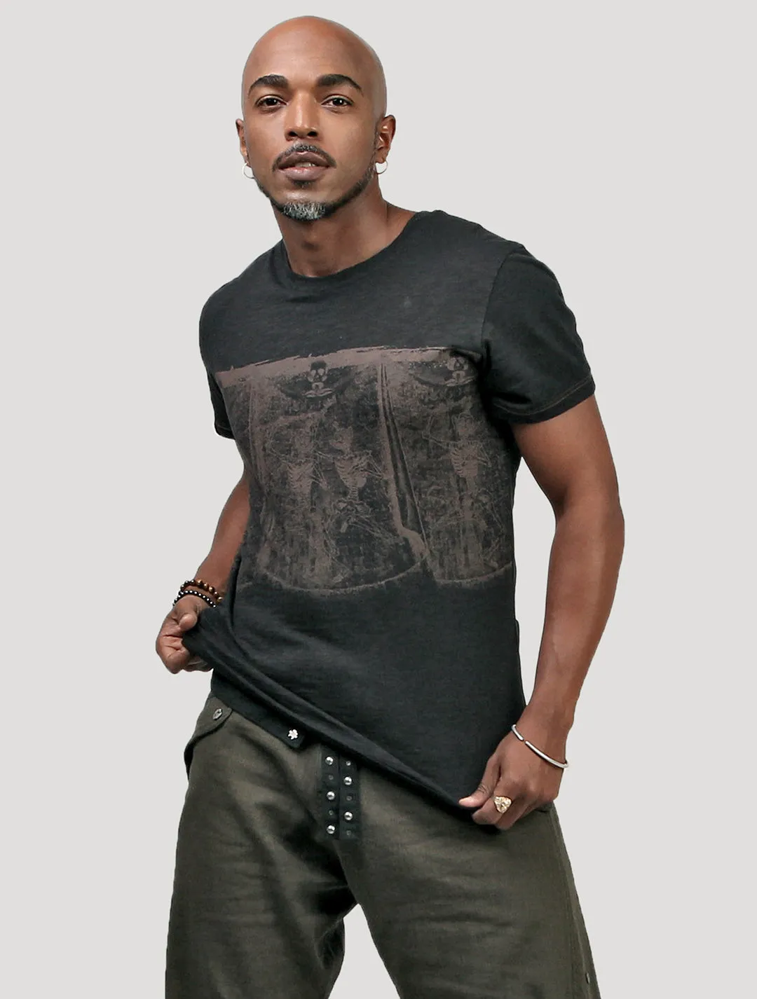 Skeleton Short Sleeves Tee