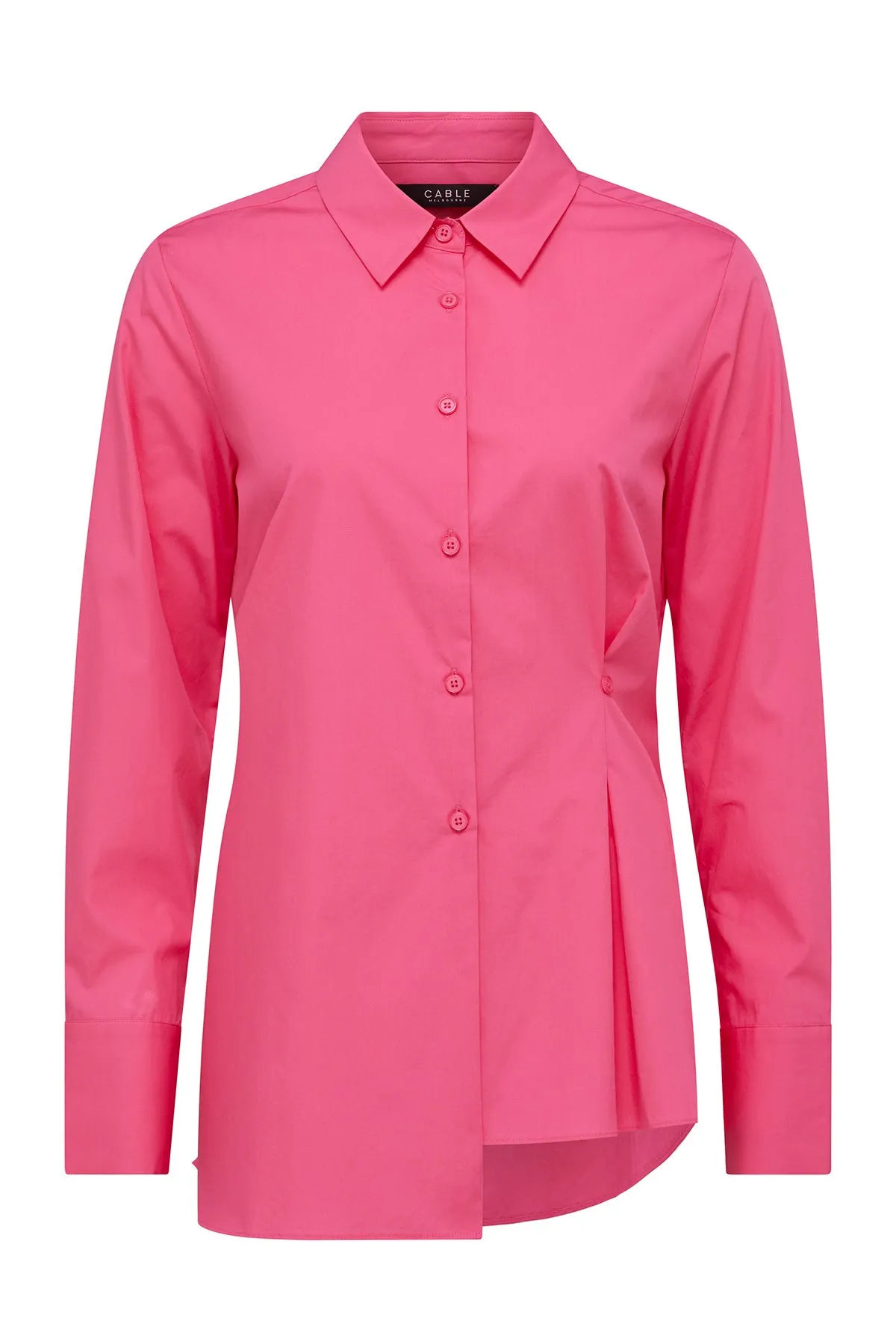 Tuck Shirt - Hot Pink