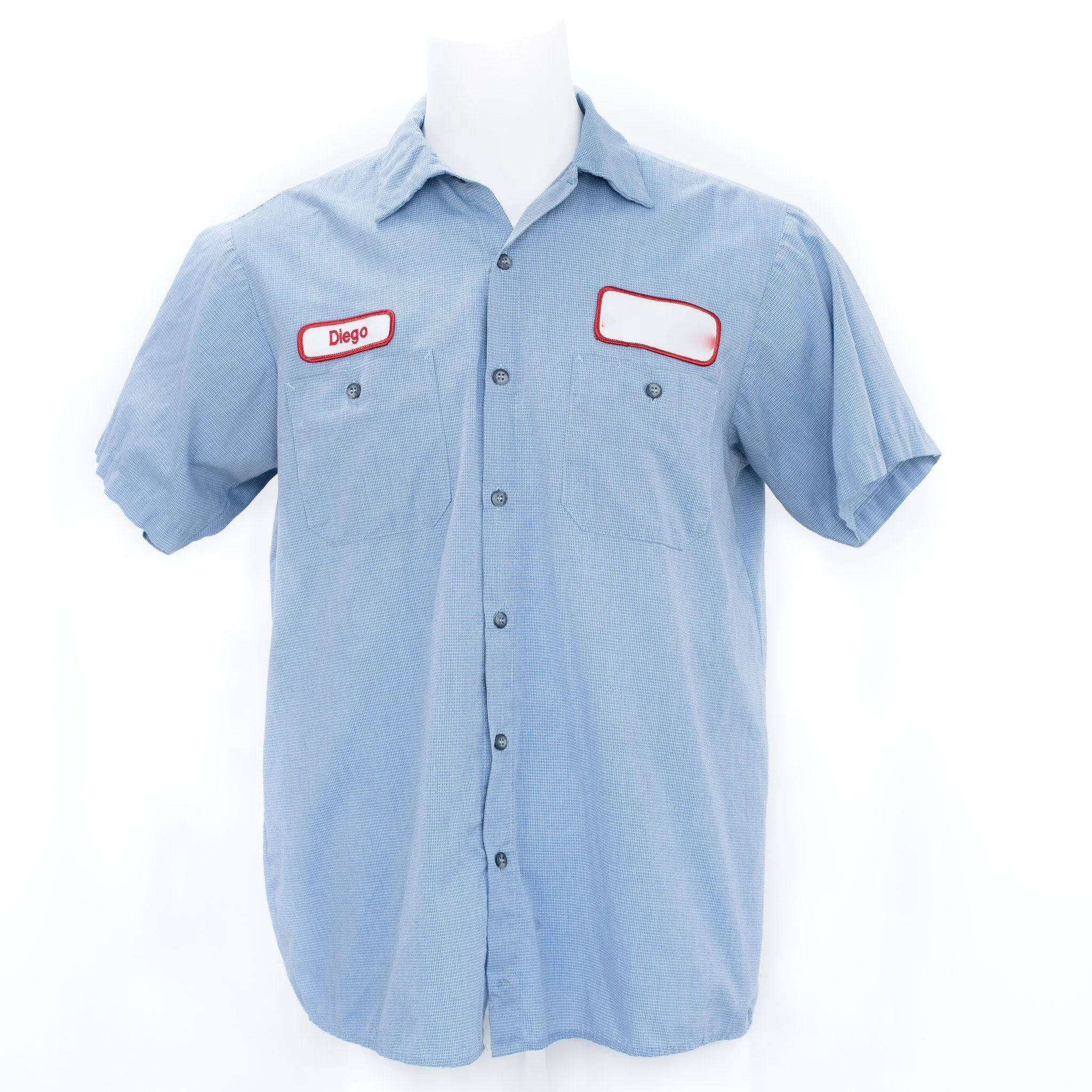 Used B-Grade Standard MicroCheck Work Shirt Short Sleeve - Mixed Colors