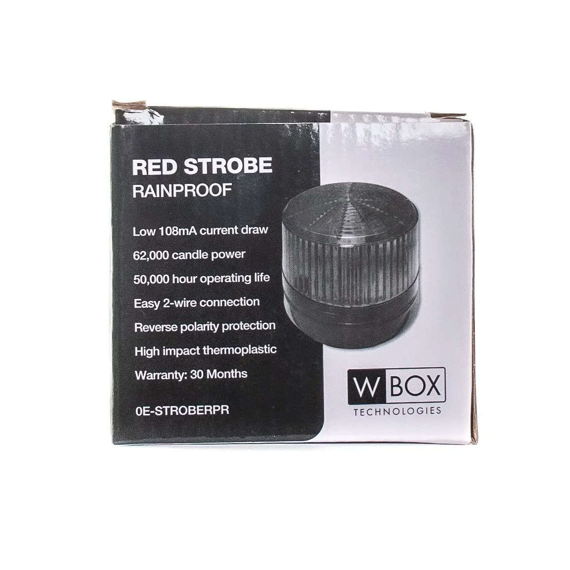 WBOX/ADI PRO Red Alarm Strobe Light